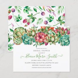 Budget Boho Succulent Bridal Shower