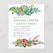 Budget Boho Succulent Cactus Wedding (Voorkant)