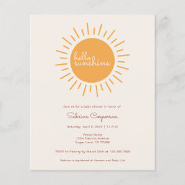 Budget Boho Sunshine Gender Neutral Baby