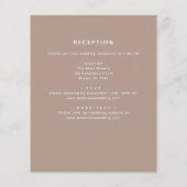 Budget Boho Terracotta Alles in één bruiloft (Achterkant)