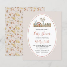 Budget Boho Toys Terracotta Rainbow Baby shower