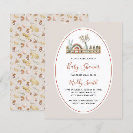 Budget Boho Toys Terracotta Rainbow Baby shower