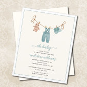 BUDGET BOHO Waterverf Babykleding Baby shower