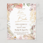 BUDGET BOHO Wedding Invite Digital Download (Voorkant)