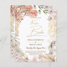 BUDGET BOHO Wedding Invite Digital Download