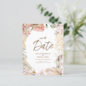 BUDGET BOHO Wedding Invite Digital Download (Staand voorkant)