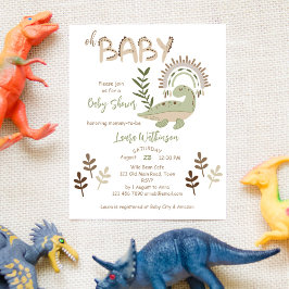 Budget Boho whimsical dinosaurussen oh baby shower