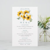 Budget Boho Wildbloemen - Het menu Zonnebloemen (Staand voorkant)