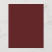 Budget Boho Wilde Bloemen Burgundy Afstudeerfeest (Achterkant)