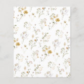 Budget Boho Wilde Floral Gradual Partij (Achterkant)