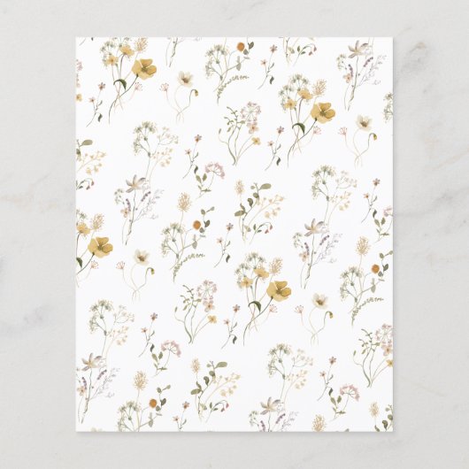 Budget Boho Wilde Floral Gradual Partij (Achterkant)
