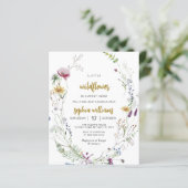 Budget Boho Wildflower Baby shower (Staand voorkant)