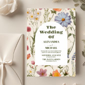 Budget Boho Wildflower Botanische bruiloft