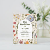 Budget Boho Wildflower Botanische bruiloft (Staand voorkant)