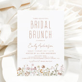 Budget Boho Wildflower Bridal Brunch Vrijgezellenf Flyer
