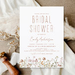 Budget Boho Wildflower Bridal Shower<br><div class="desc">Viel de komende nuptielen met een adembenemend vrijgezellenfeest geïnspireerd door wilde bloemen. Onze uitnodiging bevat verbluffende illustraties van de schoonheid van de natuur en zal de toon zetten voor een gedenkwaardige dag vol liefde en lachen. Deze uitnodiging is perfect voor een rustige of buitenshuis gehouden gebeurtenis en kan nu worden...</div>