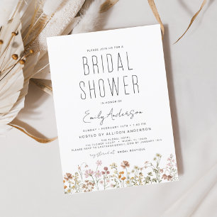 Budget Boho Wildflower Bridal Shower