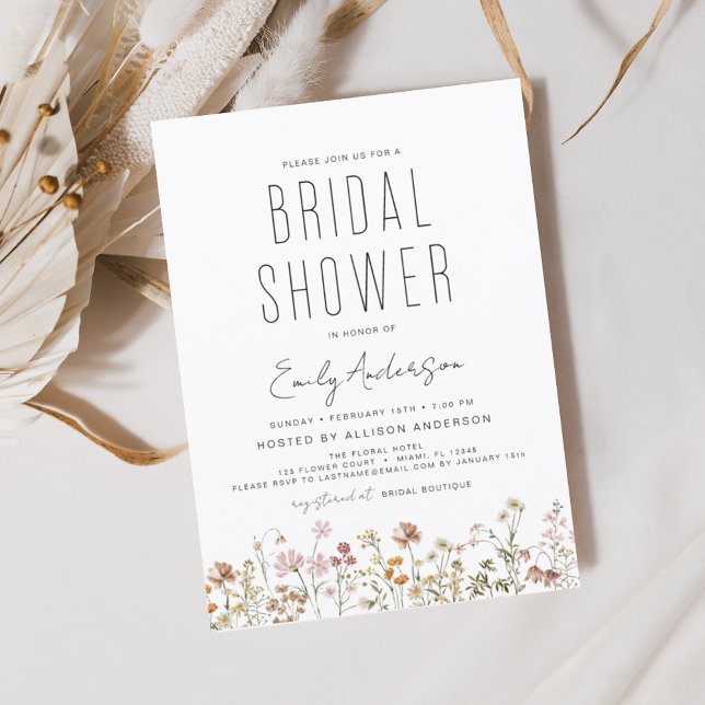 Budget Boho Wildflower Bridal Shower (Creator heeft geüpload)