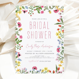 Budget Boho Wildflower Bridal Shower