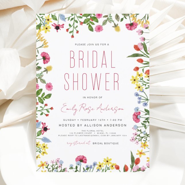 Budget Boho Wildflower Bridal Shower (Creator heeft geüpload)