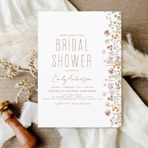 Budget Boho Wildflower Bridal Shower