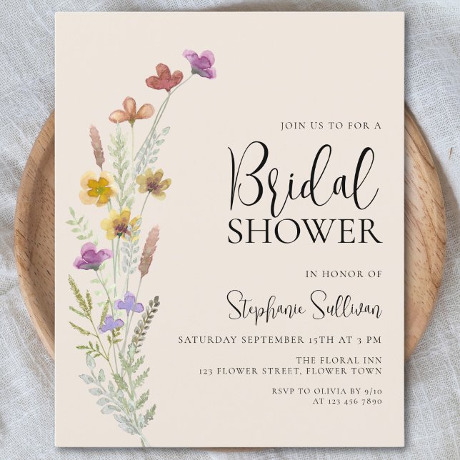 Budget Boho Wildflower Bridal Shower (Creator heeft geüpload)