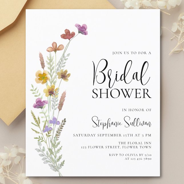 Budget Boho Wildflower Bridal Shower (Creator heeft geüpload)