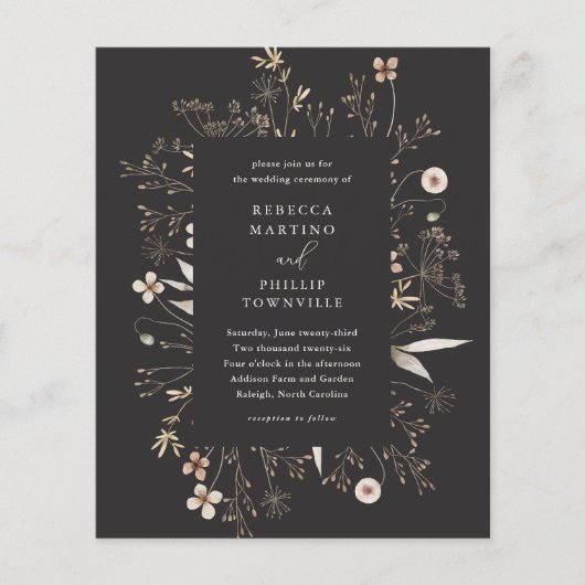Budget Boho Wildflower Wedding (Voorkant)