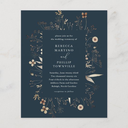 Budget Boho Wildflower Wedding (Voorkant)