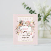 BUDGET Boho Woodland FOX Bloemige Trouw Moderne (Staand voorkant)