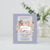 BUDGET Boho Woodland FOX Floral Wedding Modern (Staand voorkant)