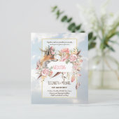 BUDGET Boho Woodland FOX Floral Wedding Modern (Staand voorkant)
