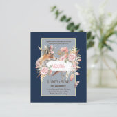 BUDGET Boho Woodland FOX Floral Wedding Modern (Staand voorkant)