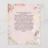 BUDGET Boho Woodland VOS Bloemige Trouw Moderne (Achterkant)