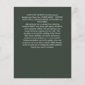 BUDGET Boho Woodland VOS Bloemige Trouw Moderne (Achterkant)