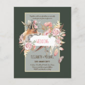 BUDGET Boho Woodland VOS Bloemige Trouw Moderne (Voorkant)