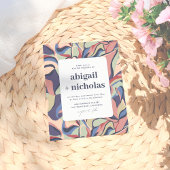 Budget Bold Kleurrijke Abstracte Bloemen Retro Bru