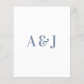 Budget Bold Modern Wedding Reception (Achterkant)