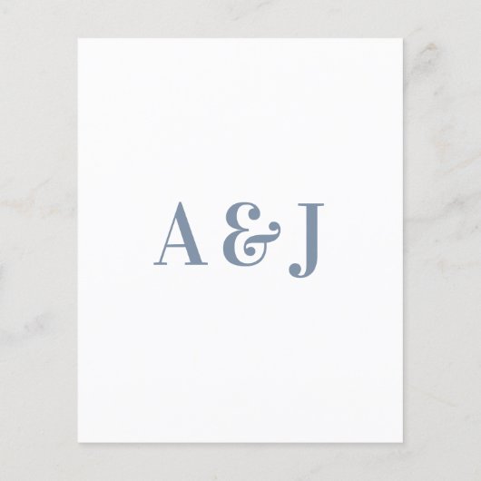 Budget Bold Modern Wedding Reception (Achterkant)