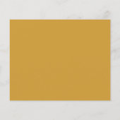 Budget Bold Yellow Chic Modern Wedding Invite (Achterkant)