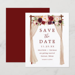 Budget Boog Rustieke Boho Trouw Save the Dates