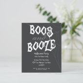BUDGET Boos and Booze Halloween Party (Staand voorkant)