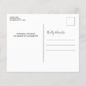 Budget Border Collie Dog Merry Briefkaart met Kers (Achterkant)