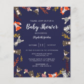 Budget Bos Baby Shower Cute Bos Neutraal (Voorkant)