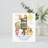 Budget Bos Dieren EEN Wilde Jaar Kinderen Verjaard (Staand voorkant)