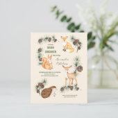 Budget Bos Vrienden & Woodland Baby shower (Staand voorkant)