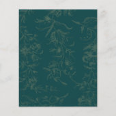 BUDGET BOTANICAL BLAUWGROEN GOLD Weddenschap Save Flyer (Achterkant)