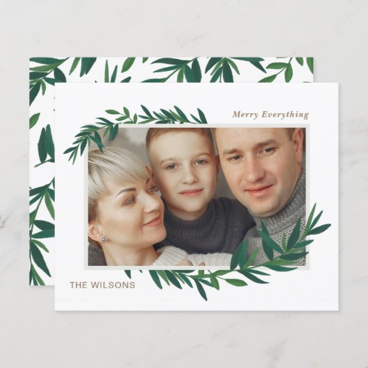 Budget Botanical Gold-fotovakantiekaart (Voorkant / Achterkant)