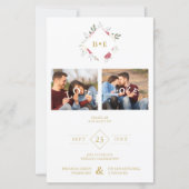 Budget Botanical Initials Floral Anagram 2 Photos (Voorkant)