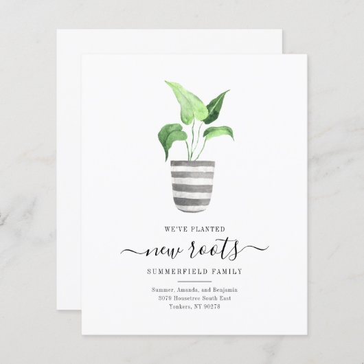 Budget Botanical We hebben de aanmaning verplaatst (Voorkant / Achterkant)